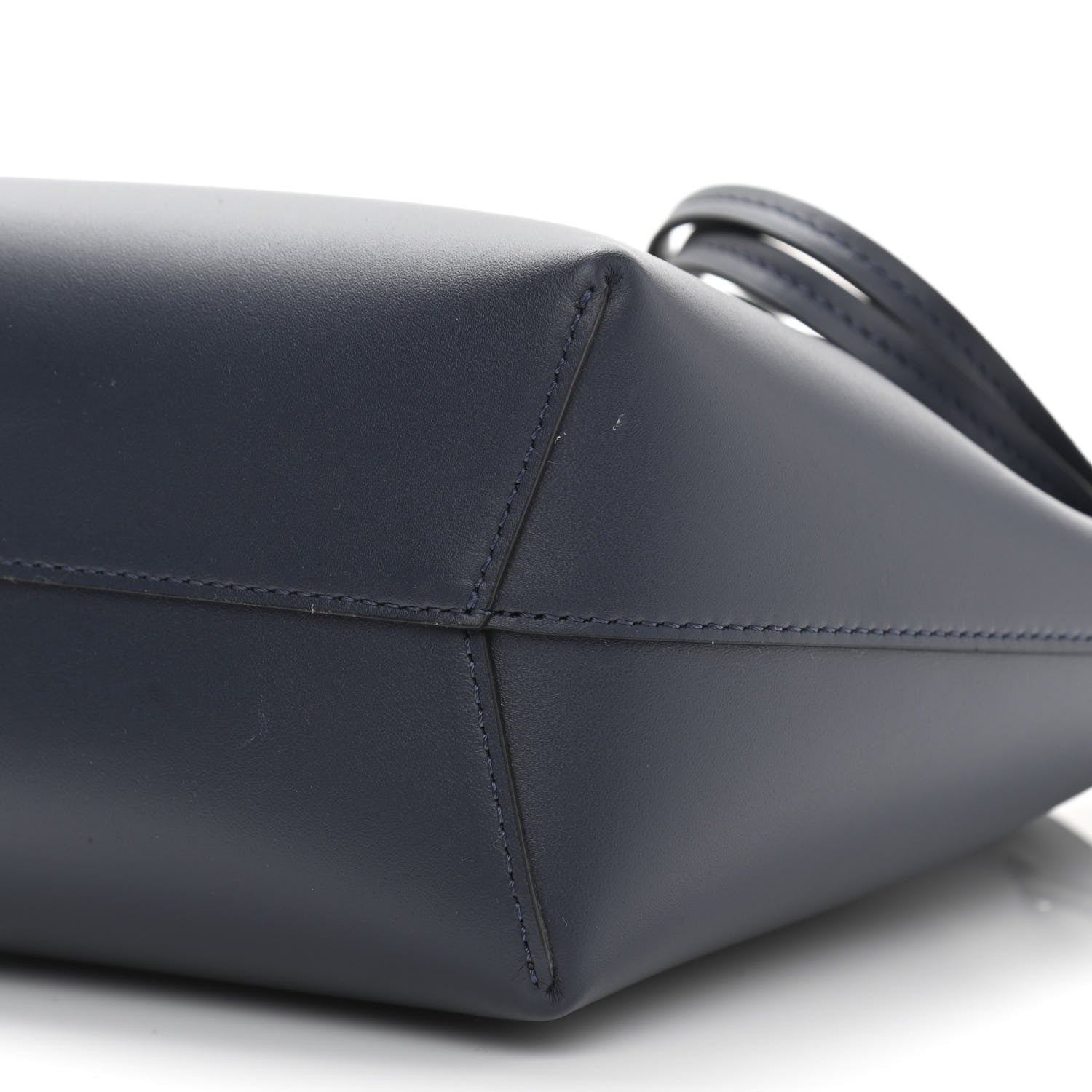 Mansur Gavriel Calfskin Mini Bucket Bag Blu 9 of 9
