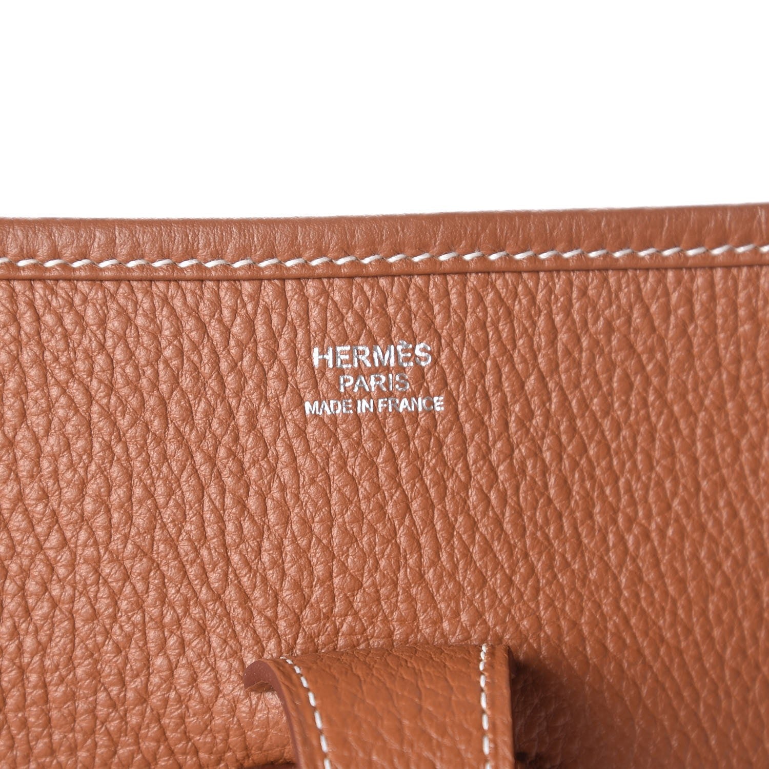 Hermes Taurillon Clemence Evelyne III GM Gold 7 of 9