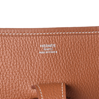 Hermes Taurillon Clemence Evelyne III GM Gold 7 of 9
