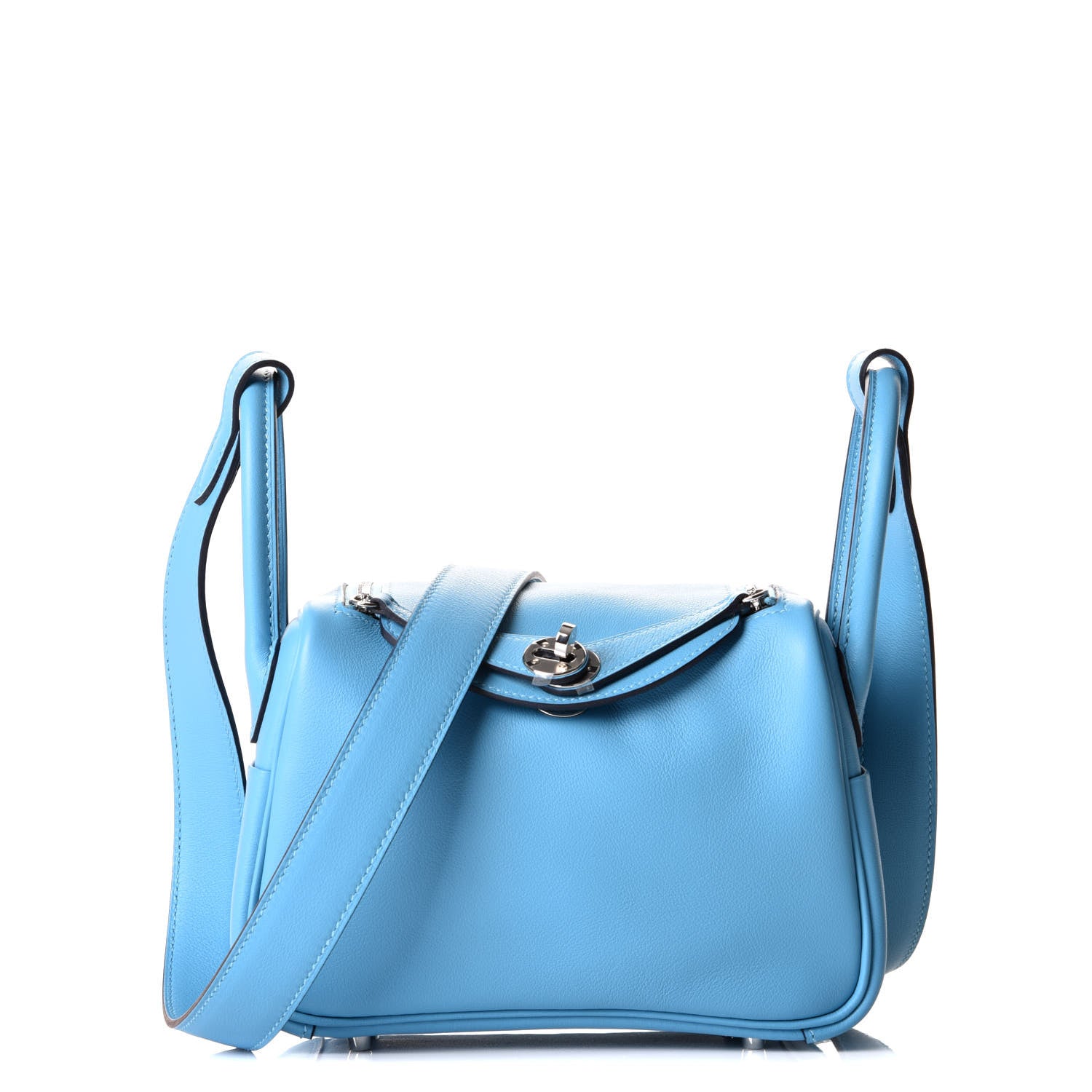 Hermes Swift Mini Lindy 20 Bleu Du Nord 1 of 9