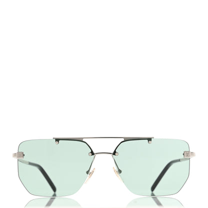Louis Vuitton Metal Aviator Sunglasses Z1201W Blue 2 of 9