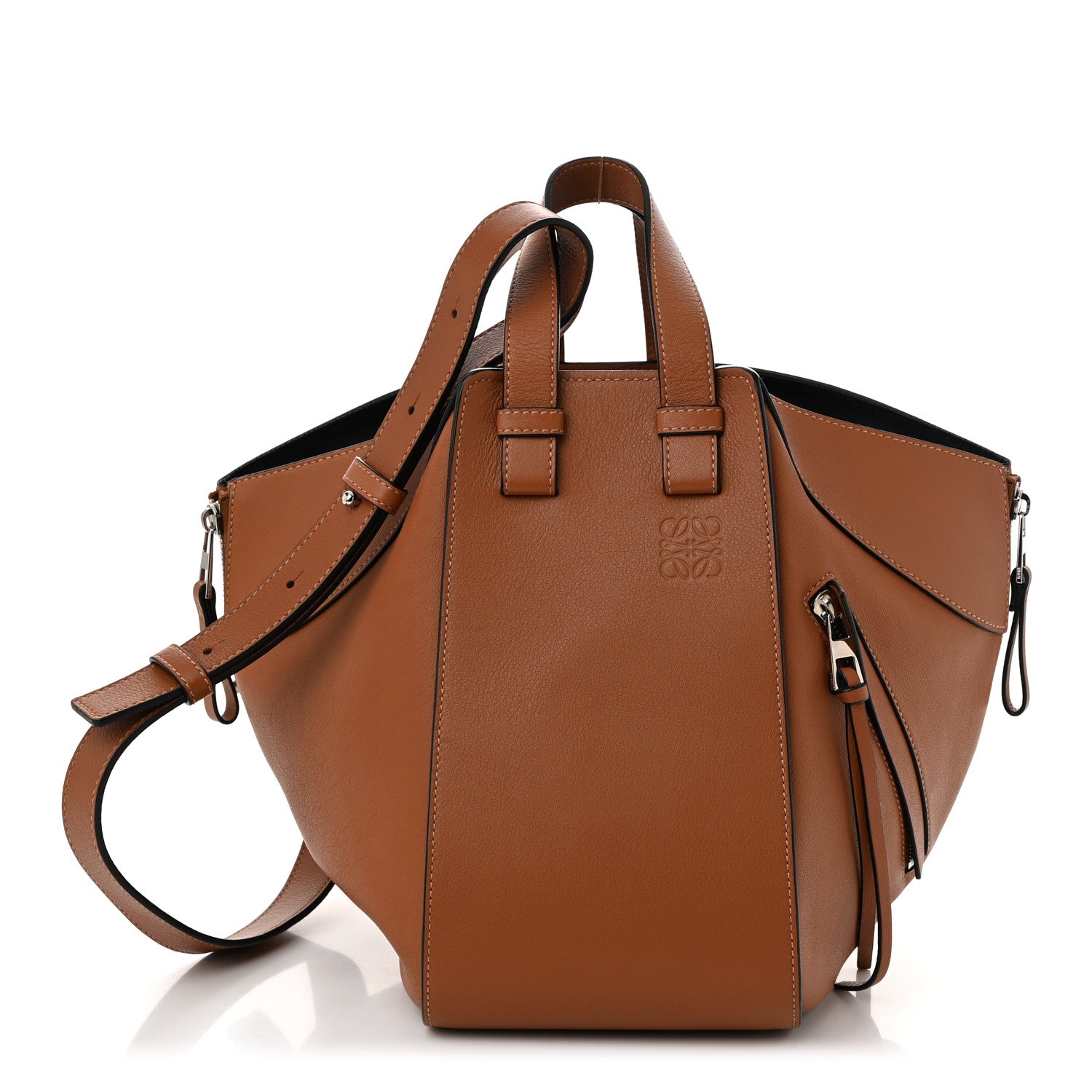 Loewe Grained Calfskin Small Hammock Shoulder Bag Tan 1 of 10