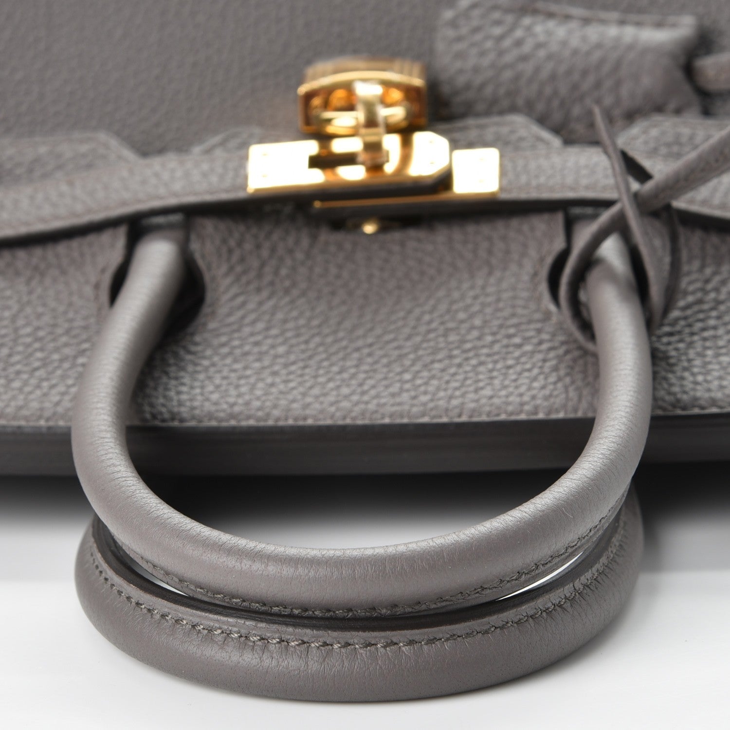 Hermes Togo Birkin 25 Etain 25 of 38