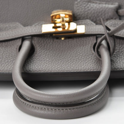 Hermes Togo Birkin 25 Etain 25 of 38