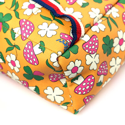 Gucci Canvas Childrens Flower Mushroom Print Backpack 11 of 11