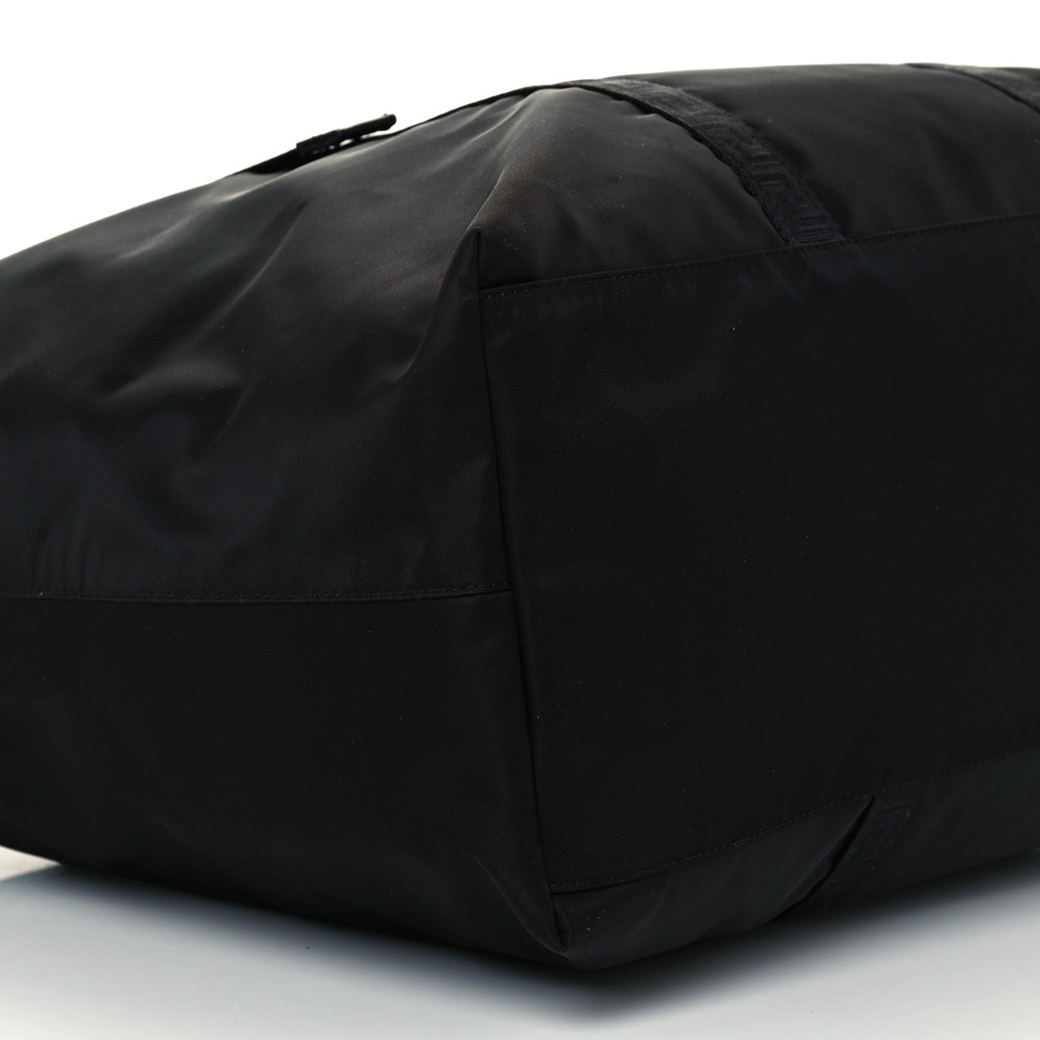 Versace Nylon La Greca Logo Tote Black 10 of 11