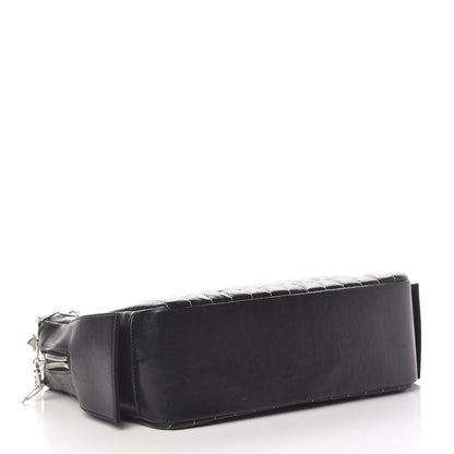 Chanel Lambskin Vertical Quilted Mademoiselle Camera Case Black 4 of 21