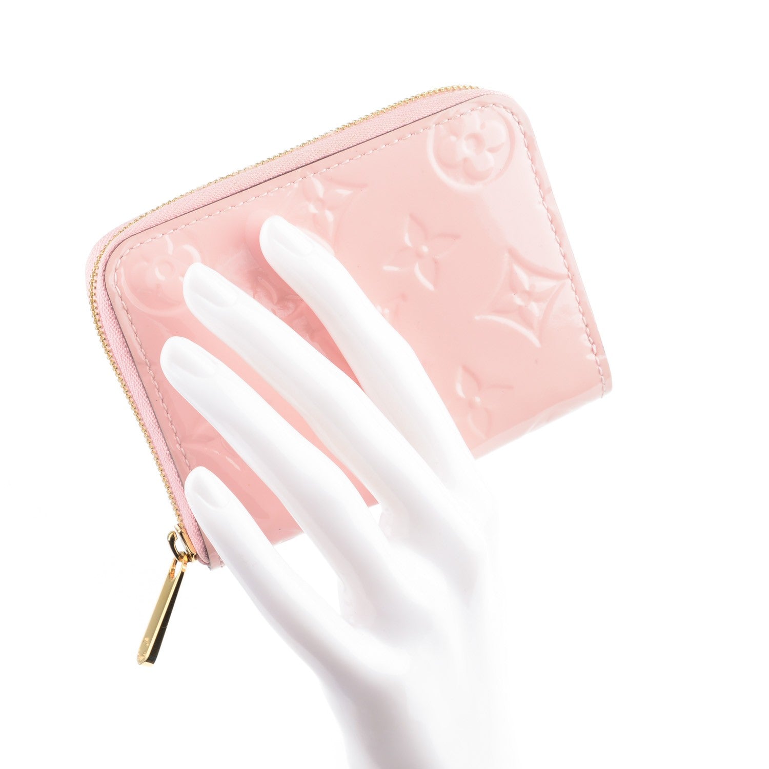 Louis Vuitton Vernis Zippy Coin Purse Rose Ballerine 2 of 7