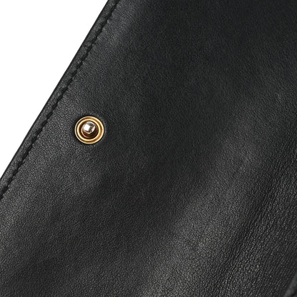 Gucci Calfskin Matelasse GG Marmont Continental Wallet Black 8 of 10