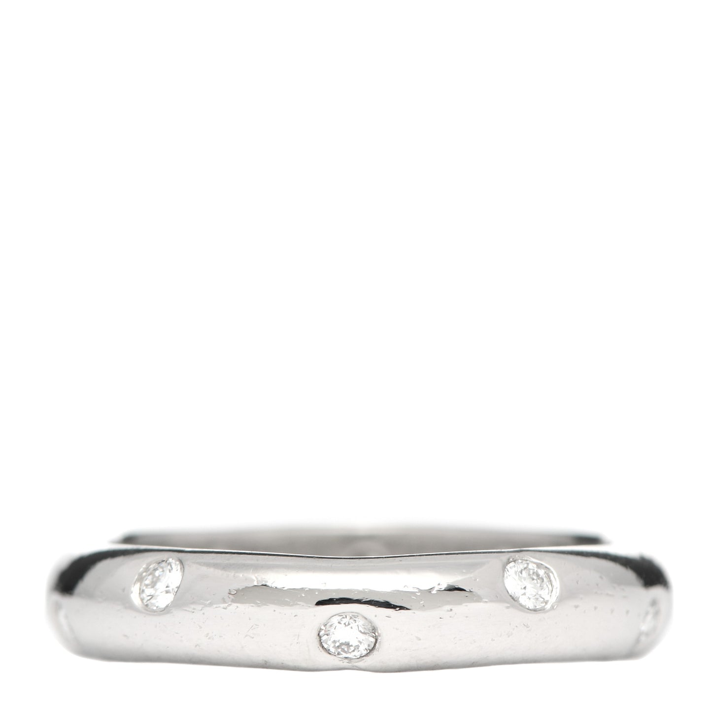 Platinum Diamond 4mm Etoile Band Ring 55 7.25