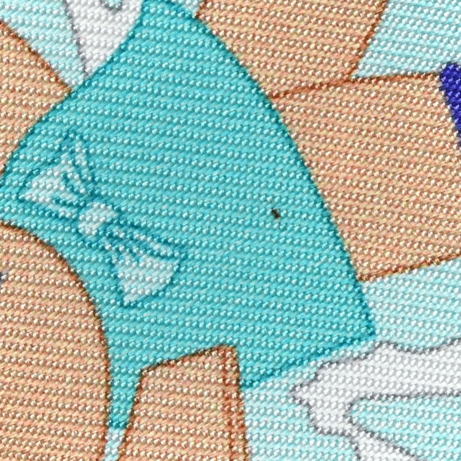 Louis Vuitton Silk Monogram 2024 Christmas Animation Vivienne BB Bandeau Blue 4 of 4