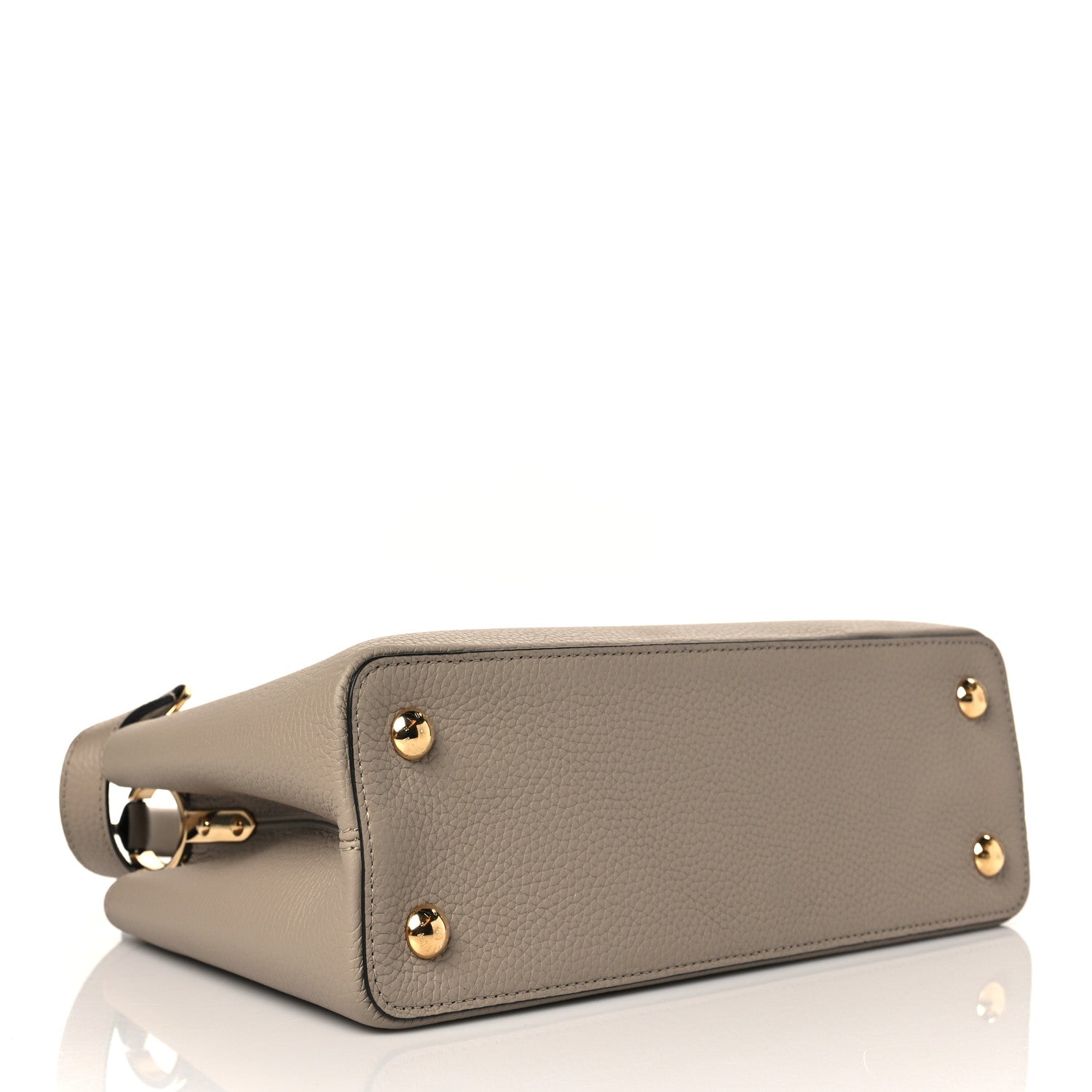 Louis Vuitton Taurillon Capucines MM Galet 4 of 10