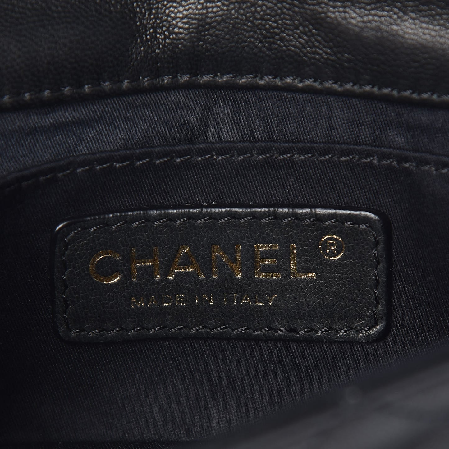 Lambskin Quilted Extra Mini Flap Black