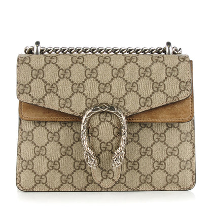 Gucci GG Supreme Monogram Mini Dionysus Shoulder Bag Taupe 1 of 7
