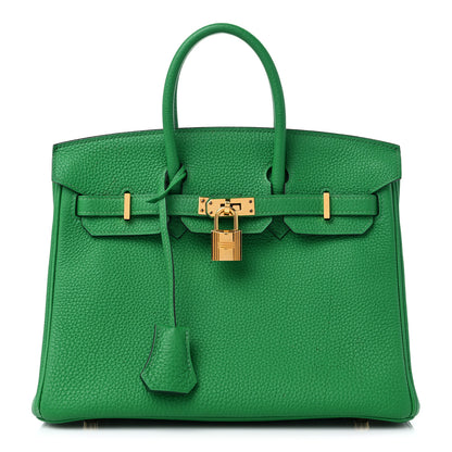 Hermes Togo Birkin 25 Bambou 1 of 12