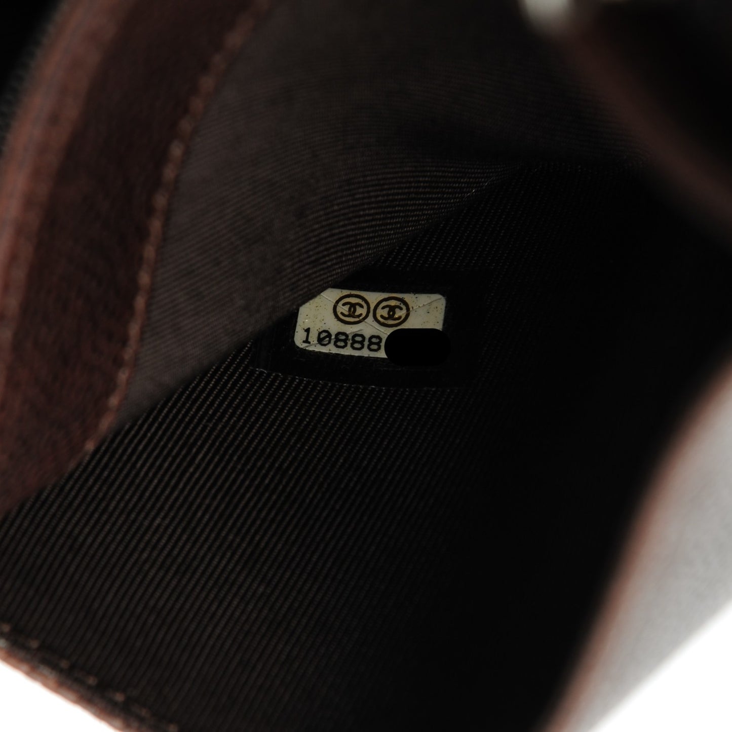 Caviar Small Flap Wallet Dark Brown