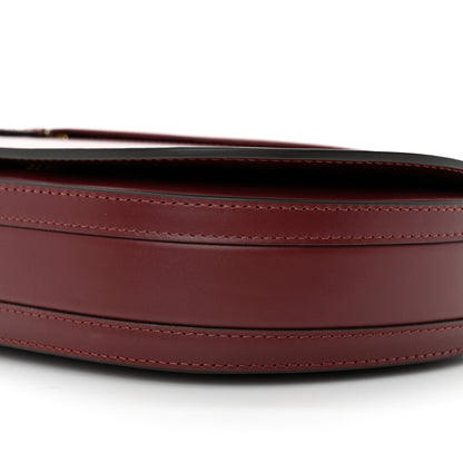 Burberry Calfskin Small Olympia Shoulder Bag Burgundy 8 of 9