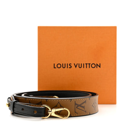 Louis Vuitton Reverse Monogram Bandouliere Shoulder Strap XL Black 4 of 4