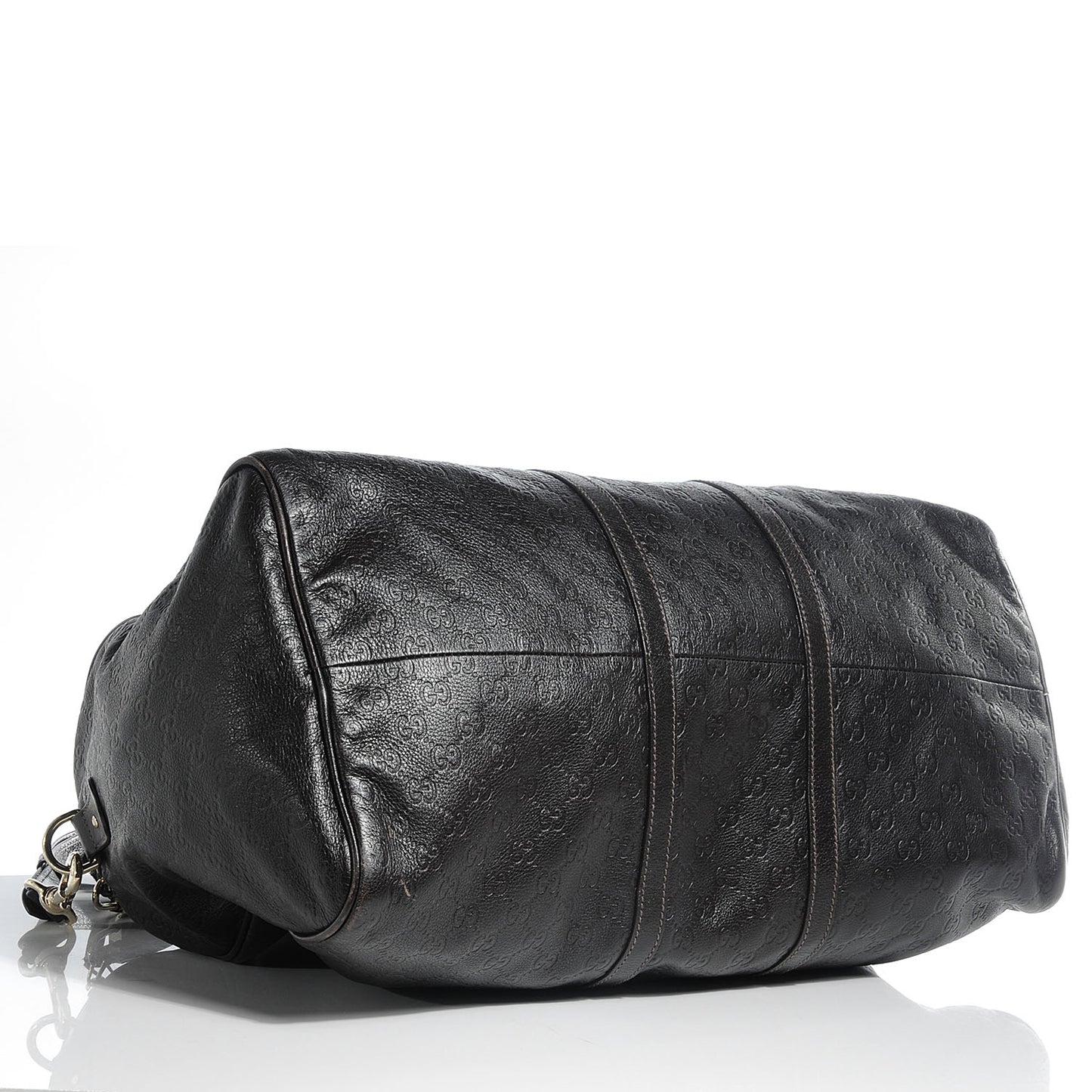 Guccissima Large Carry On Duffle Chocolate