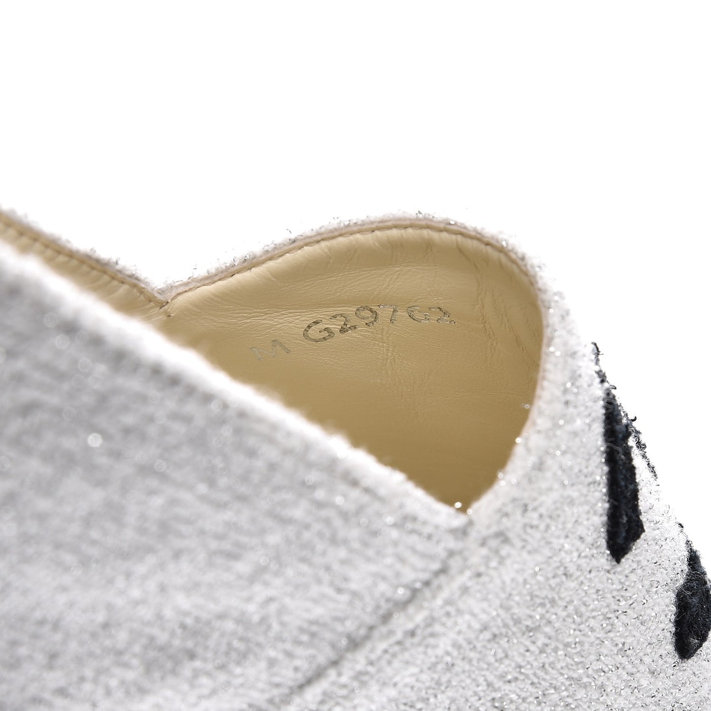 Fabric CC Espadrilles 38 Silver Black