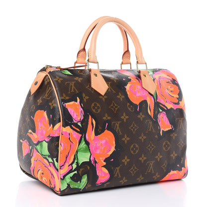 Louis Vuitton Monogram Roses Speedy 30 3 of 12
