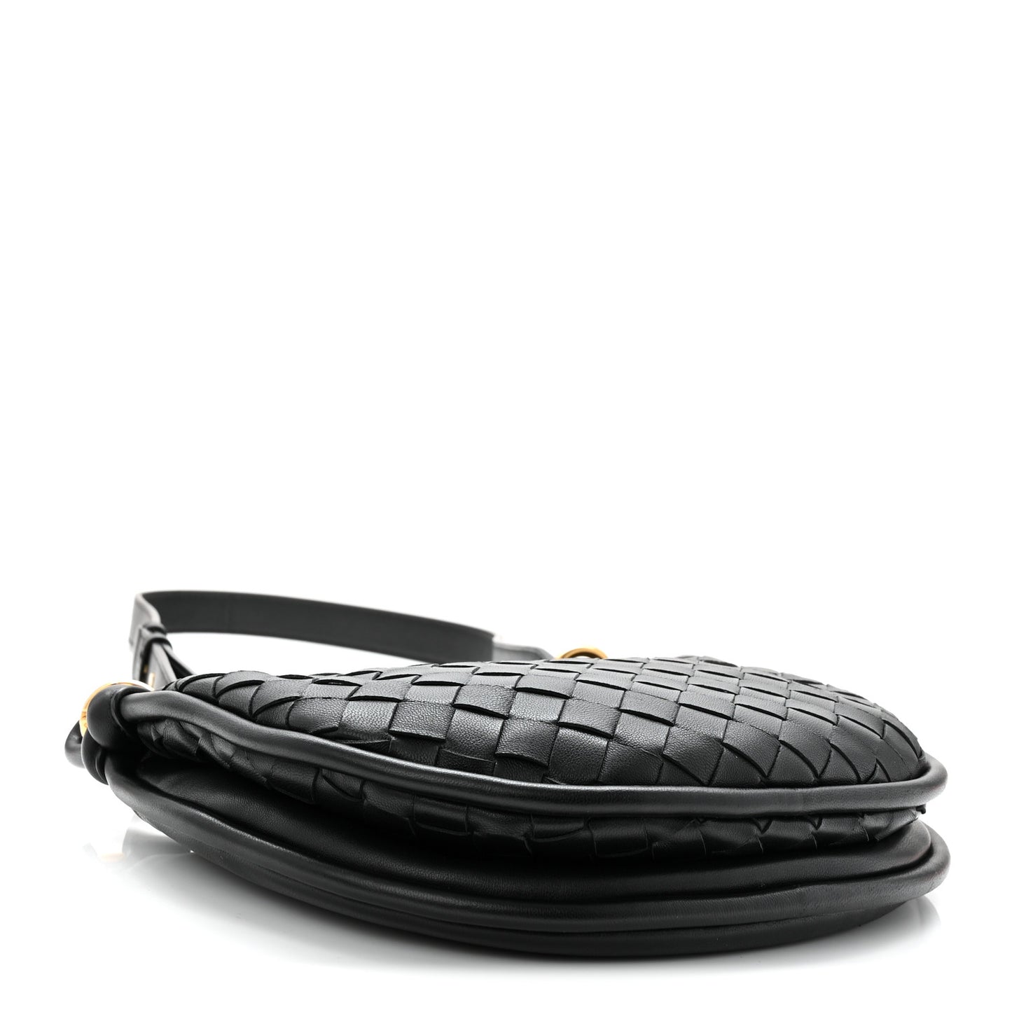 Nappa Intrecciato Small Gemelli Multipocket Bag Black