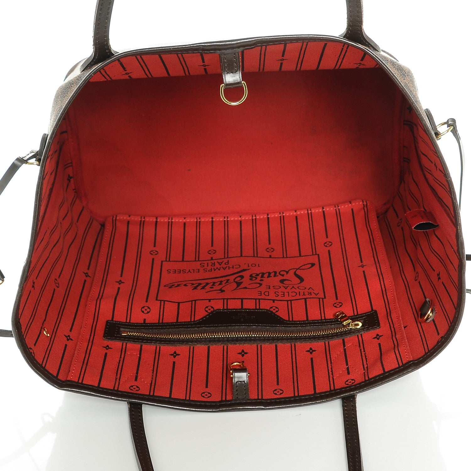 Louis Vuitton Damier Ebene Neverfull MM 5 of 8
