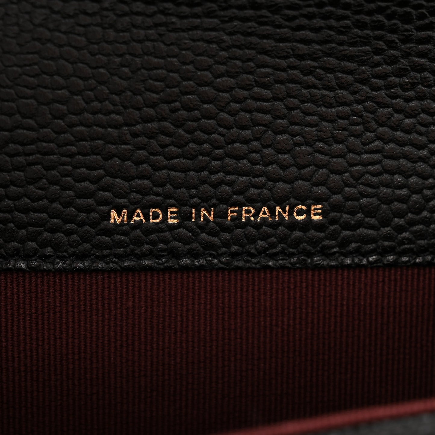 Caviar Quilted Flap Card Holder Wallet Black