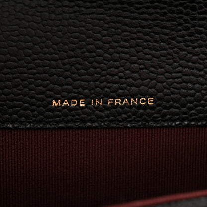 Chanel Caviar Quilted Flap Card Holder Wallet Black 7 of 9
