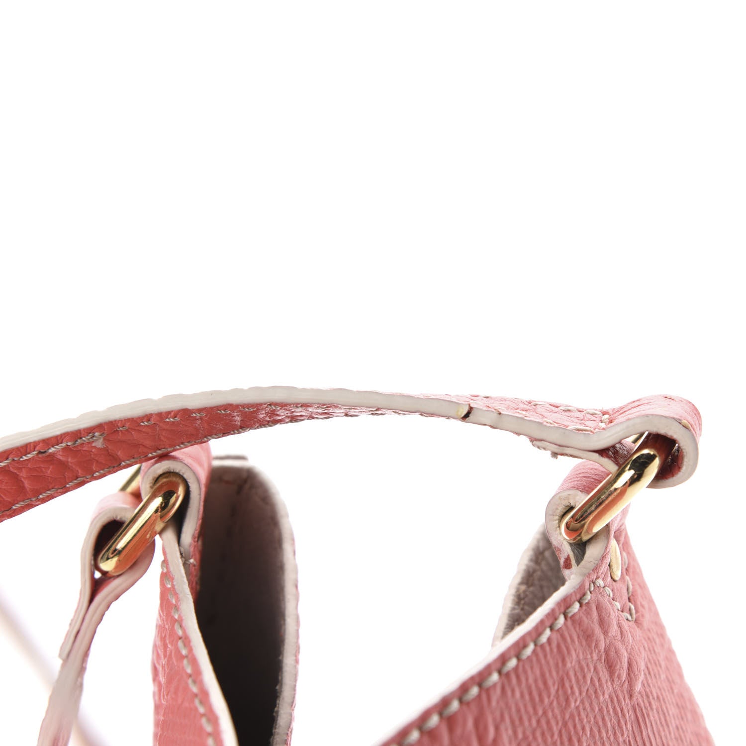 Burberry Signature Grain Calfskin Check Embossed Small Canterbury Tote Rose Pink 10 of 10