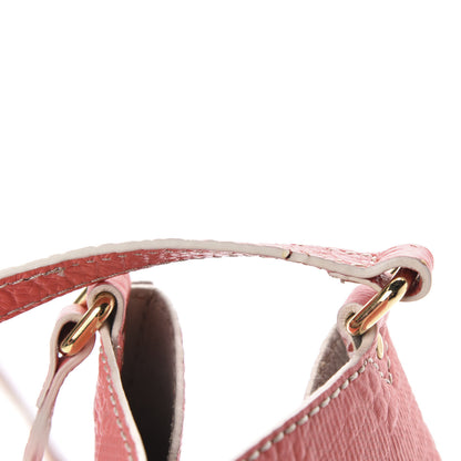 Burberry Signature Grain Calfskin Check Embossed Small Canterbury Tote Rose Pink 10 of 10