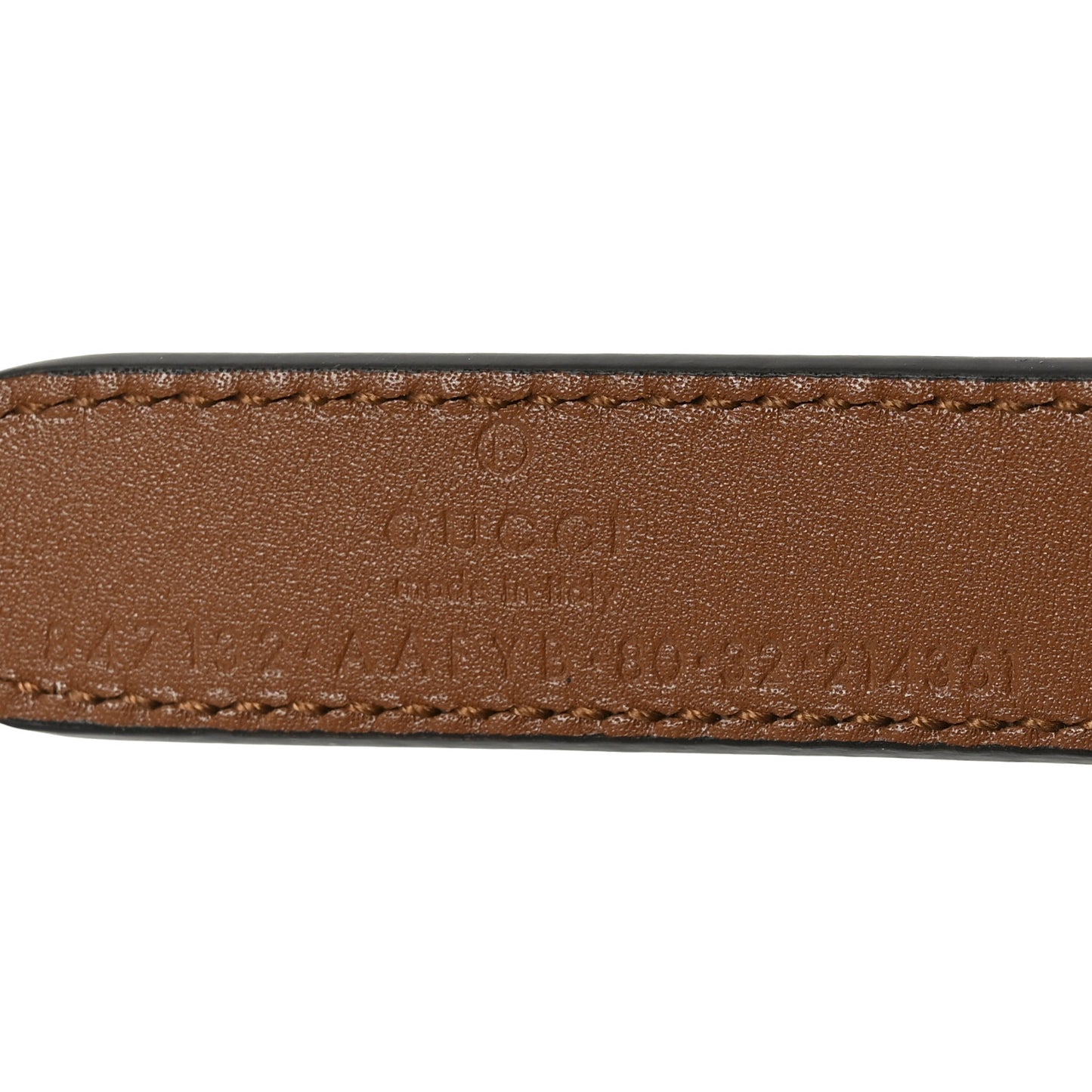 Arabella Calfskin Guccissima Double G Reversible 20mm Belt 80 32 Porcelain Rose Brown