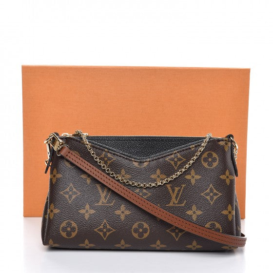 Monogram Pallas Clutch Black