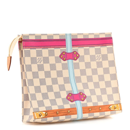 Louis Vuitton Damier Azur Summer Trunks Hawaii Toiletry Pouch 26 3 of 8