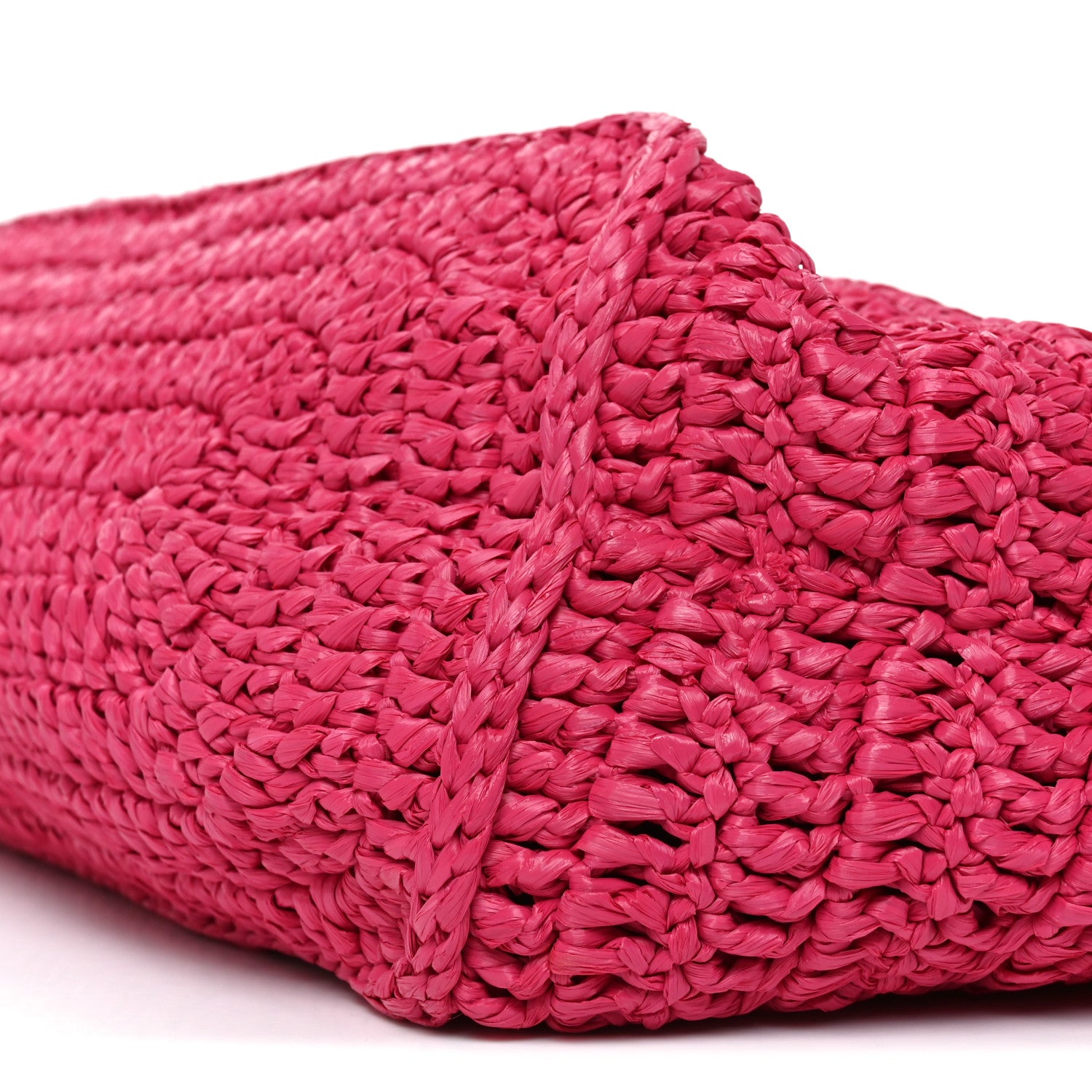 Saint Laurent Raffia Rive Gauche Tote Pink 10 of 11