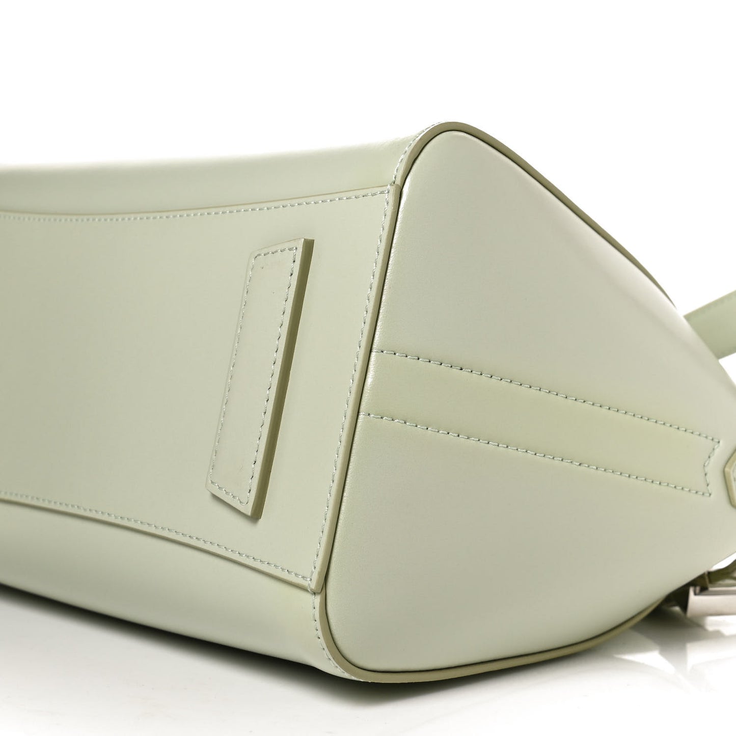 Shiny Lord Calfskin Small Antigona Aqua Green