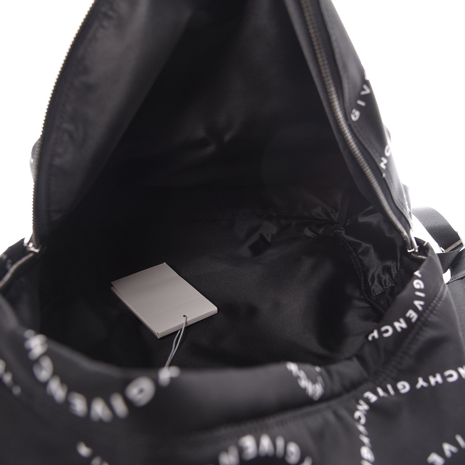 Givenchy Nylon Waves Print Urban Backpack Black White 5 of 12