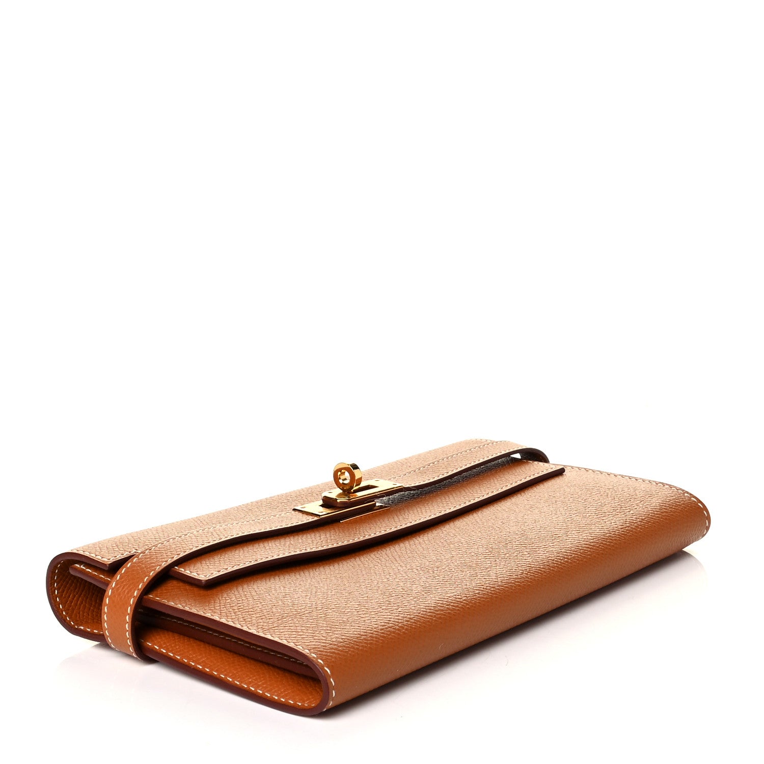 Hermes Epsom Kelly Longue Wallet Gold 3 of 5