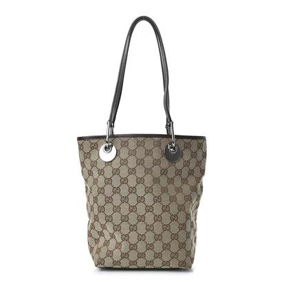 Gucci Monogram Small Eclipse Tote Brown 1 of 10