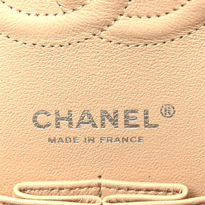 Chanel Caviar Quilted Medium Double Flap Beige 5 of 9