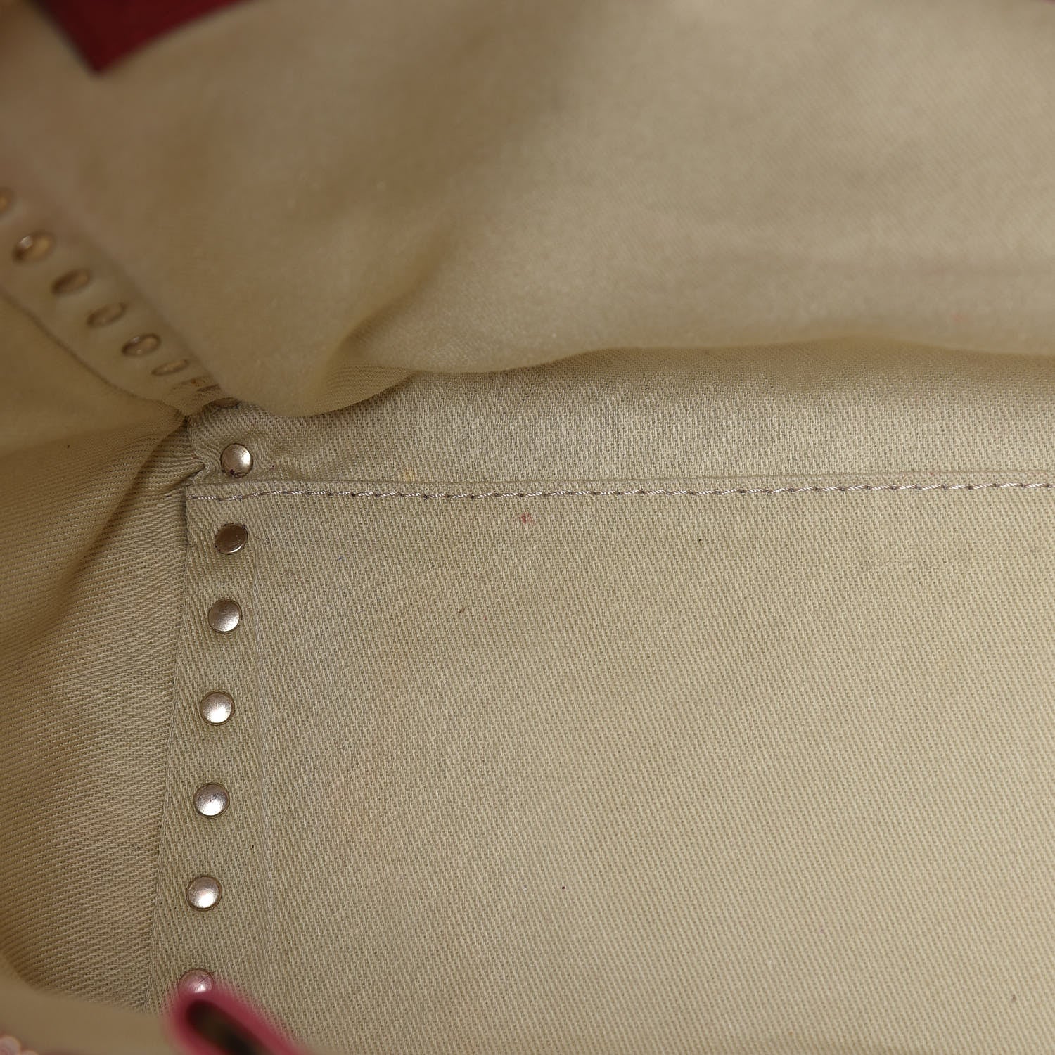 Valentino Garavani Vitello Rockstud Double Handle Tote Rosso Valentino 8 of 14