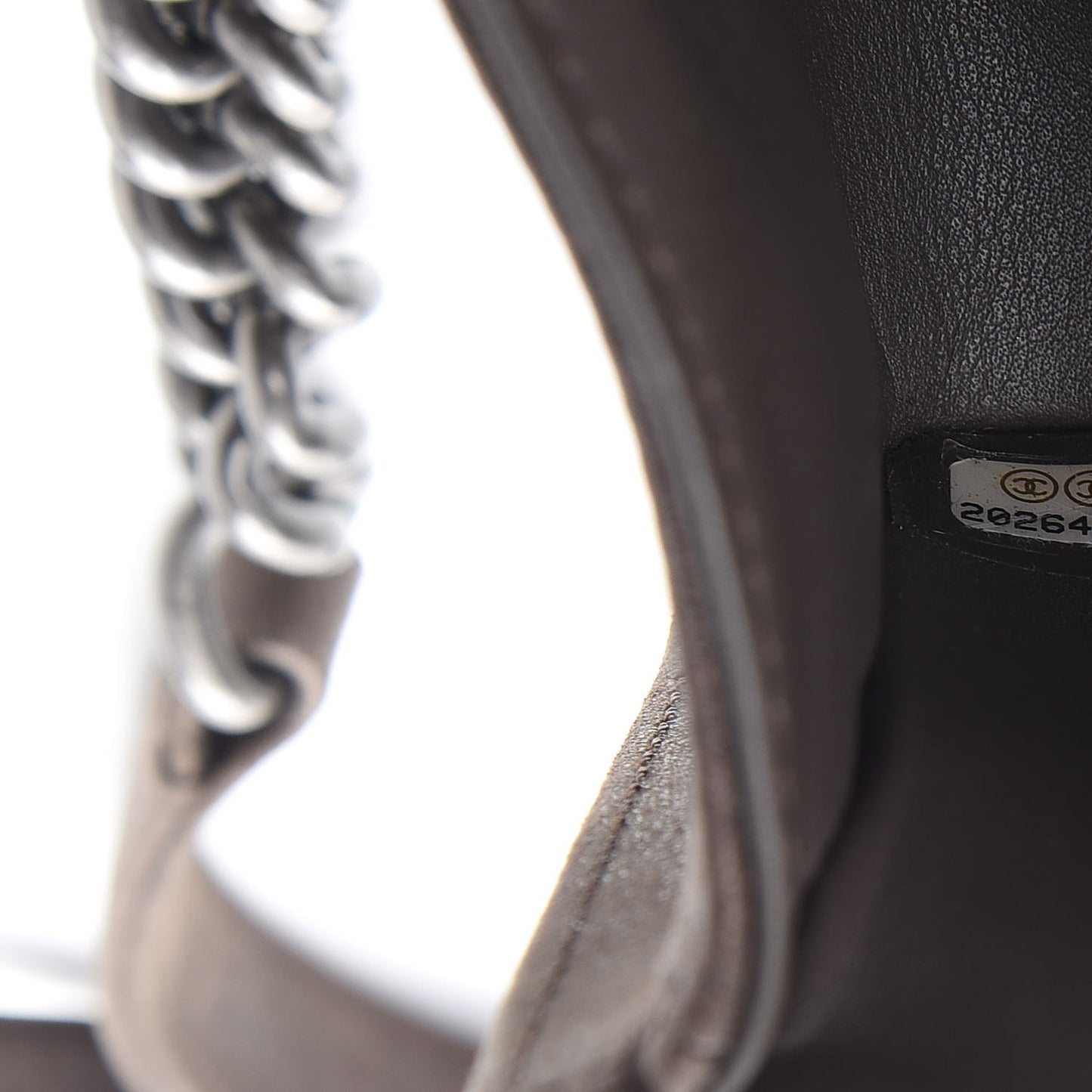 Metallic Lizard Iridescent Calfskin Small Boy Flap Bronze