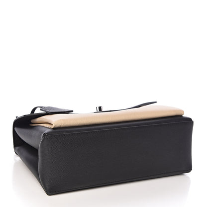 Louis Vuitton Soft Calfskin My Lockme Top Handle Vanille Black 5 of 10