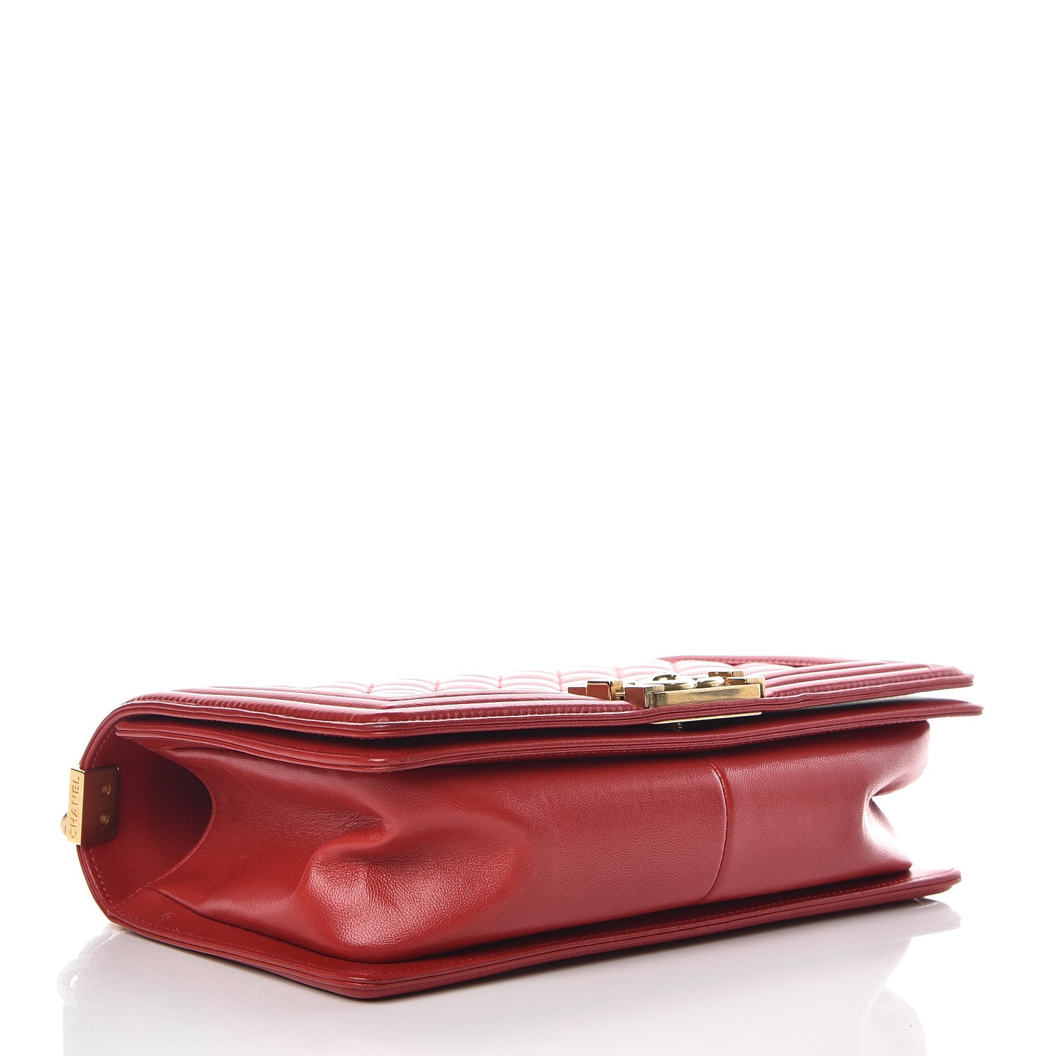 Chanel Lambskin Quilted Medium Boy Flap Red 4 of 10
