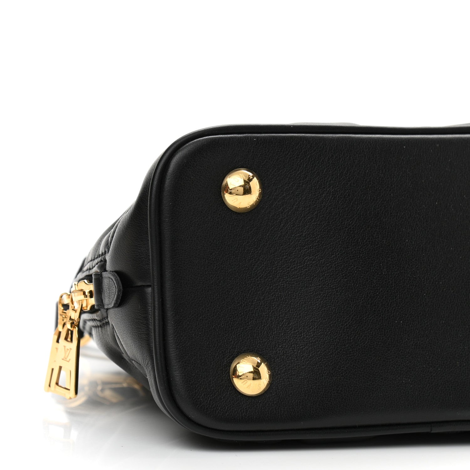 Louis Vuitton Calfskin Bubblegram Alma BB Black 8 of 8