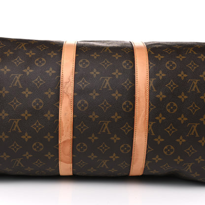 Louis Vuitton Monogram Keepall Bandouliere 55 14 of 26