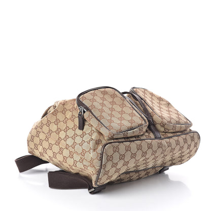 Gucci Monogram Backpack Dark Brown 4 of 9