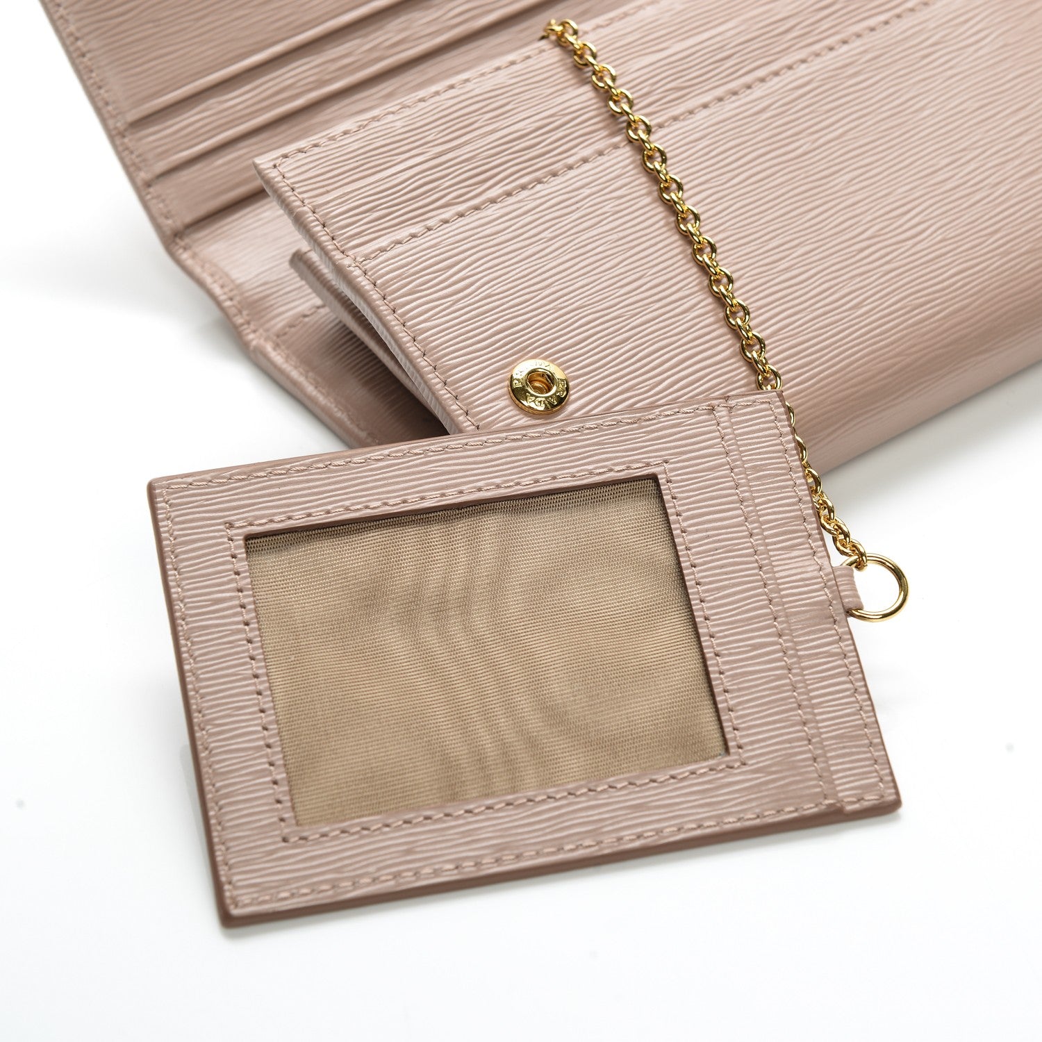 Prada Vitello Move Continental Flap Wallet Cammeo 7 of 7