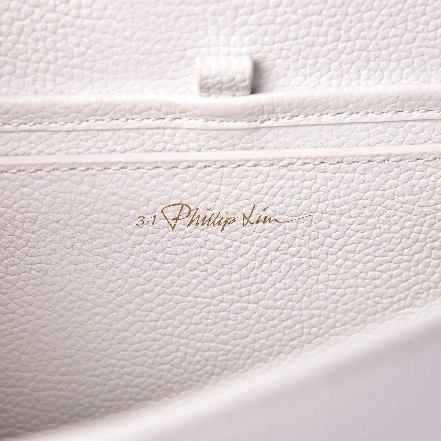 3.1 Textured Calfskin Leigh Top Handle Satchel White