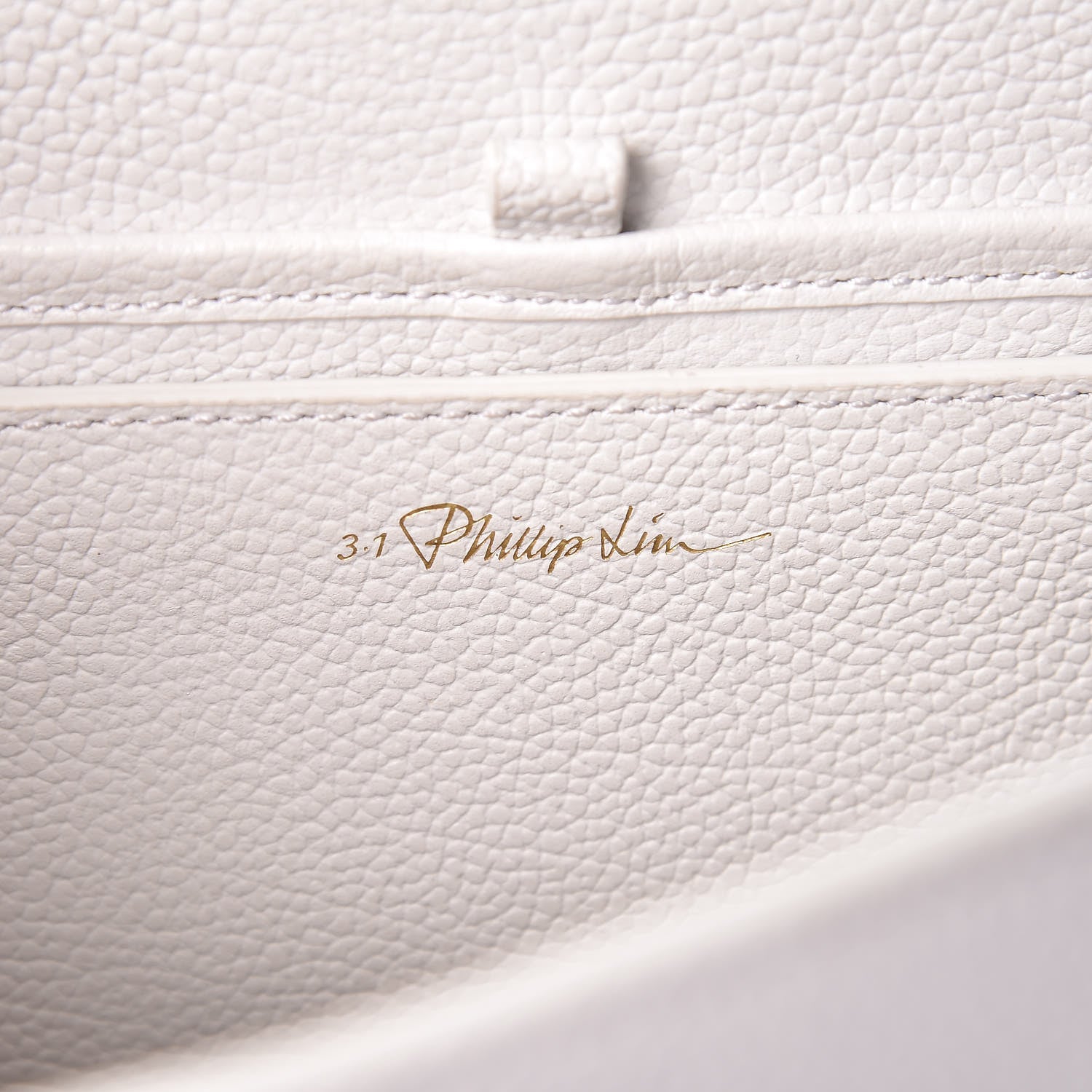 3.1 Phillip Lim 3.1 Textured Calfskin Leigh Top Handle Satchel White 7 of 14